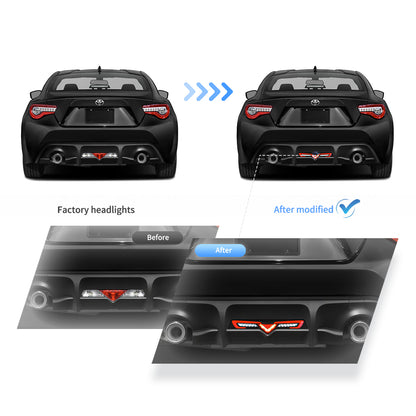 2012-2021 FR-S/BRZ/GT86 1th Gen(ZN6/ZC6) Vland LED Rear Bumper Lower Reverse Fog Backup Lights