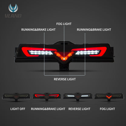 2012-2021 FR-S/BRZ/GT86 1th Gen(ZN6/ZC6) Vland LED Rear Bumper Lower Reverse Fog Backup Lights