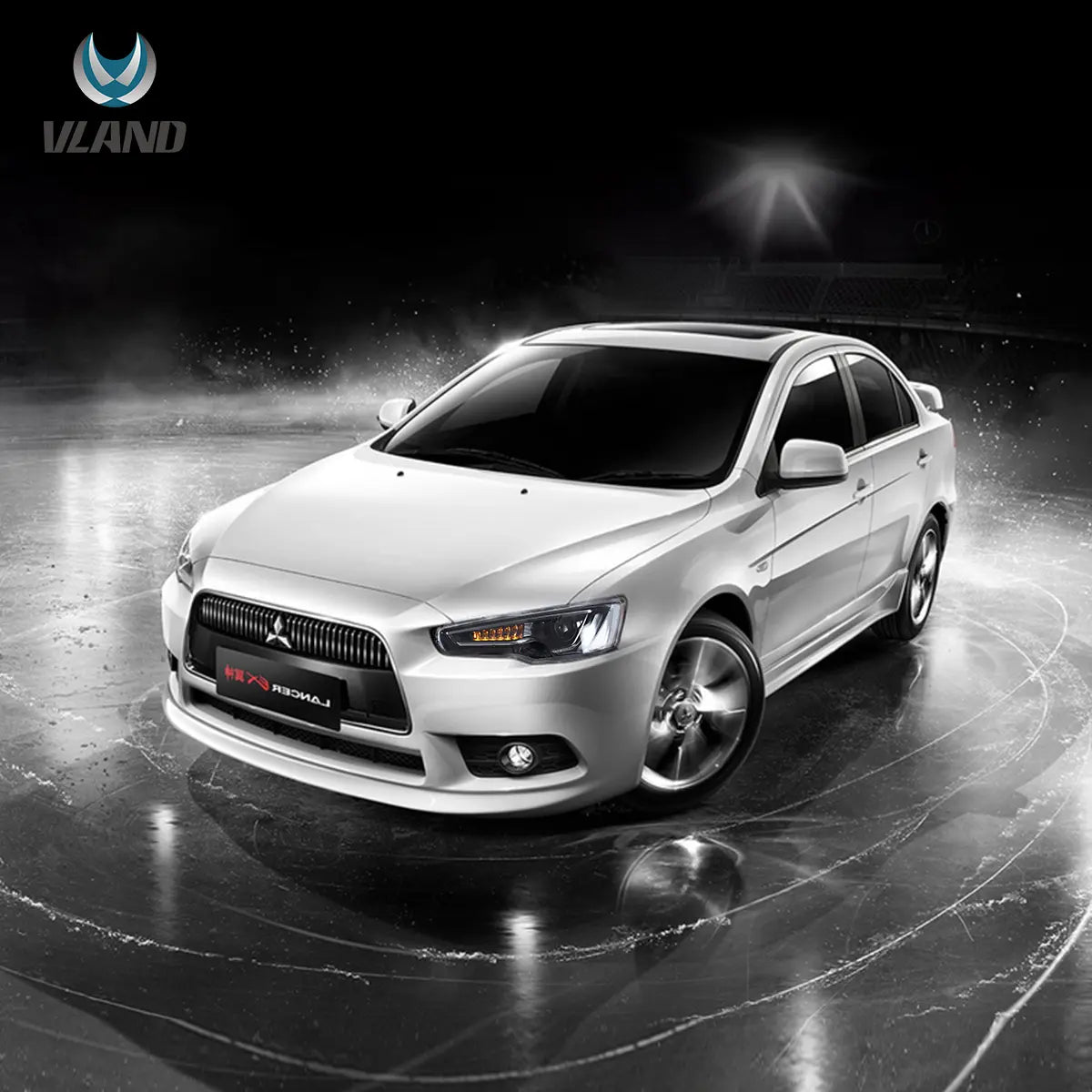 Vland 2008-2017 Mitsubishi Lancer Evo X Headlights With Dual Beam Projector