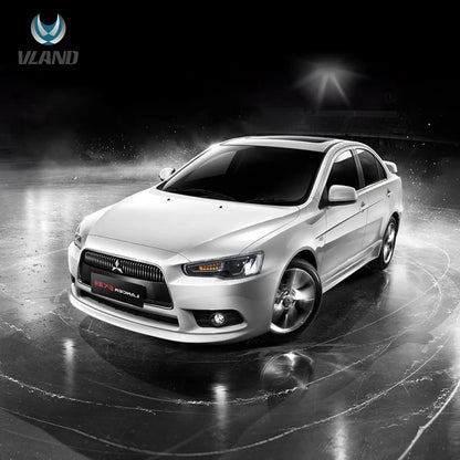 Vland 2008-2017 Mitsubishi Lancer Evo X Headlights With Dual Beam Projector