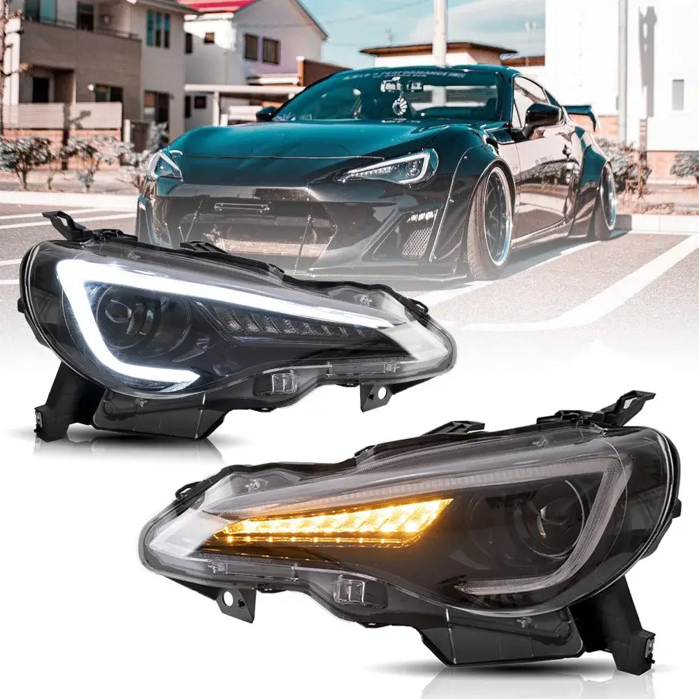 2012-2021 Vland frs/brz/86 Headlights With Dual Beam Projector