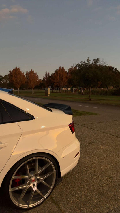 GLOSS BLACK 2014-2020 AUDI A3(8V) Sedan R Style Rear Spoiler