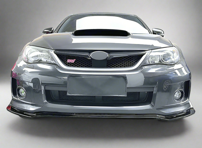 Three-Segment Front Bumper Splitter Lip Spoiler for Subaru Imprez WRX STI 2011-2014
